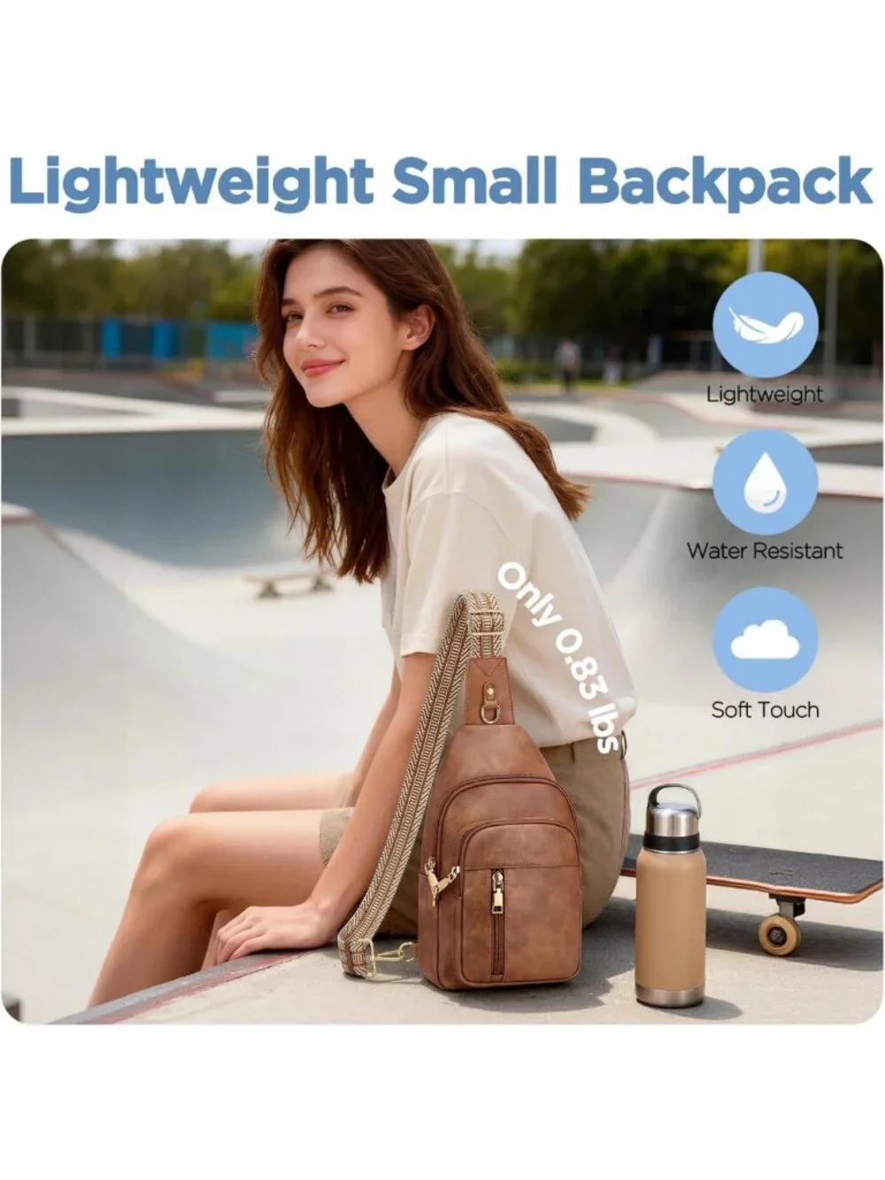 Anti-Theft RFID Crossbody Bag for Women | Travel Purse with 4 Slots & 6 Pockets